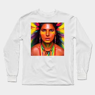 Indigenous Goddess #2 Long Sleeve T-Shirt